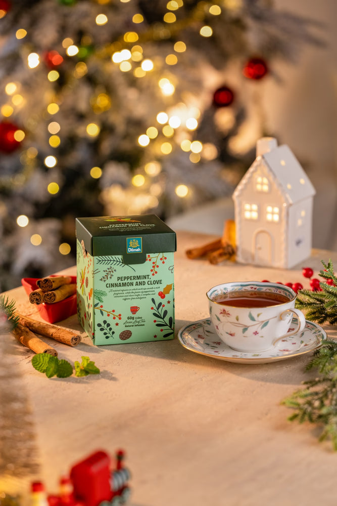 Christmas Tales Peppermint, Cinnamon & Clove Christmas Infusion - Loose Leaf Tea 60g