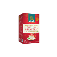 Gourmet English Breakfast Ceylon Black Tea-50 Tea Bags with Tag