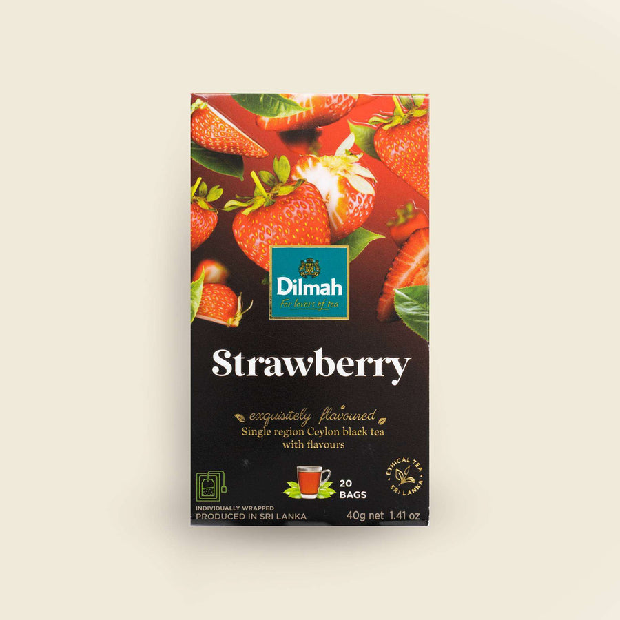 EFT Strawberry Black Tea-20 Individually Wrapped Tea Bags