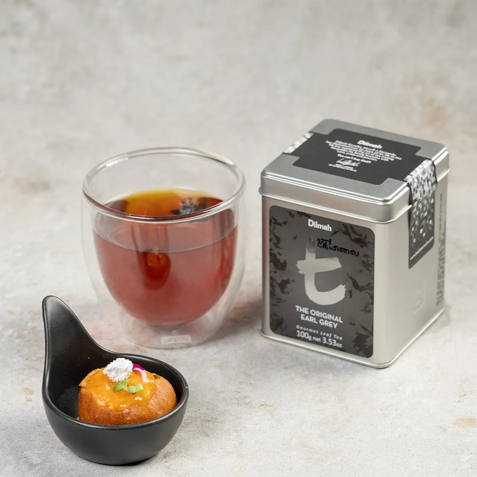 t-Series The Original Earl Grey Ceylon Black Tea Tin Caddy-100g Loose Leaf