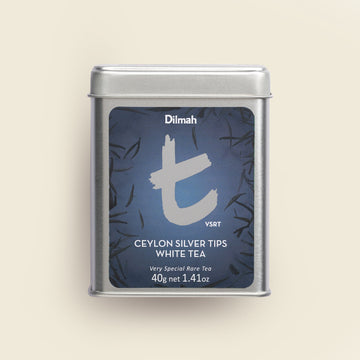 t-Series VSRT Ceylon Silver Tips White Tea Tin Caddy-40g Loose Leaf