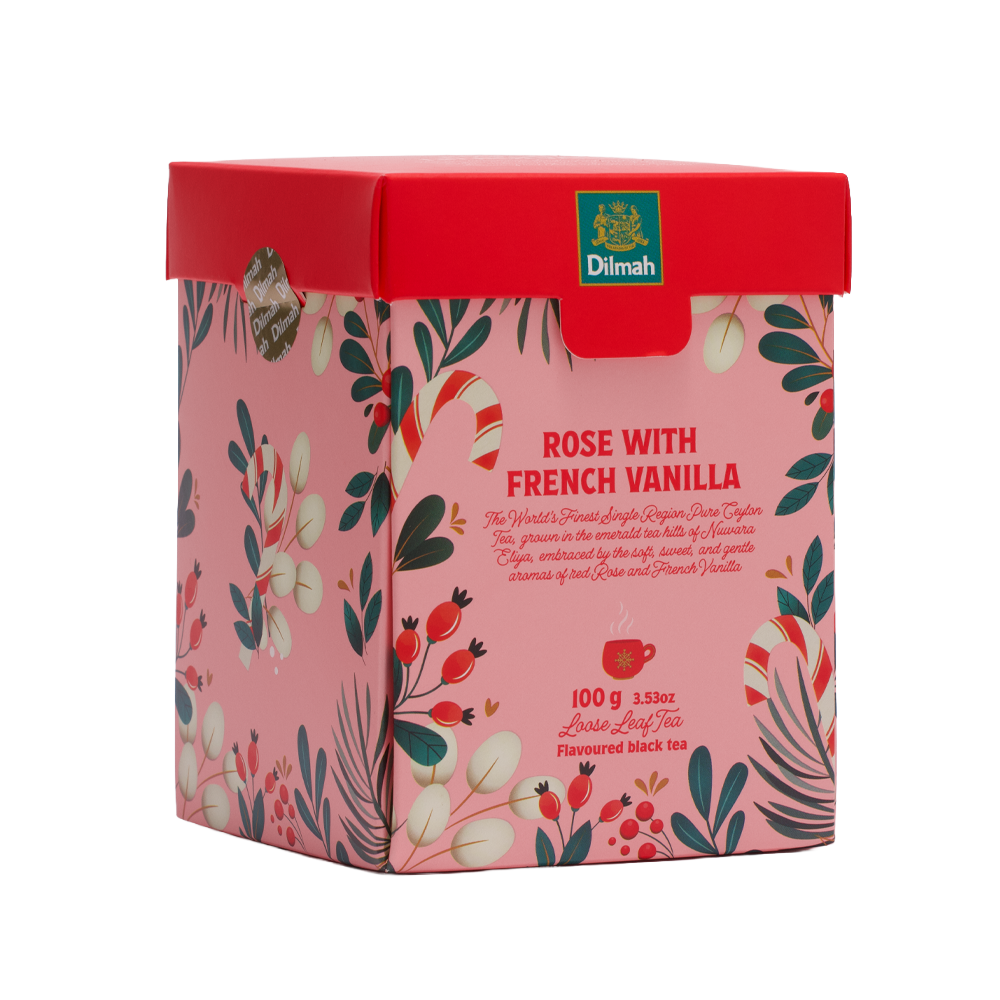 Christmas Tales Rose With French Vanilla Ceylon Black Tea-100g Loose Leaf