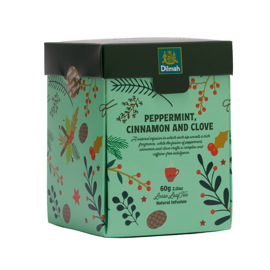 Christmas Tales Peppermint, Cinnamon & Clove Christmas Infusion - Loose Leaf Tea 60g