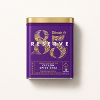 85 Reserve Ceylon Spice Chai Black Tea Tin Caddy-20 Luxury Leaf Tea Bags