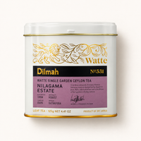 Dilmah Nilagama Estate Watte Ceylon Black Tea Tin Caddy 125g Loose Leaf, Single Garden, Full-Bodied