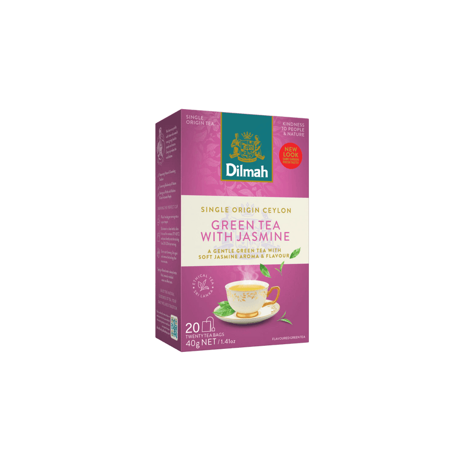 Ceylon Green Tea with Jasmine-20 Tea Bags with Tag