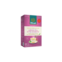 Green Tea with Natural Jasmine Petals-20 Individually Wrapped Tea Bags