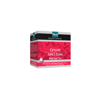 Exceptional Ceylon Spice Chai Special Black Tea-20 Luxury Leaf Tea Bags