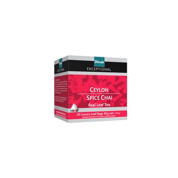 Exceptional Ceylon Spice Chai Special Black Tea-20 Luxury Leaf Tea Bags