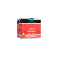 Exceptional English Breakfast Ceylon Black Tea-20 Luxury Leaf Tea Bags