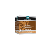 Exceptional Italian Almond Ceylon Black Tea-20 Luxury Leaf Tea Bags