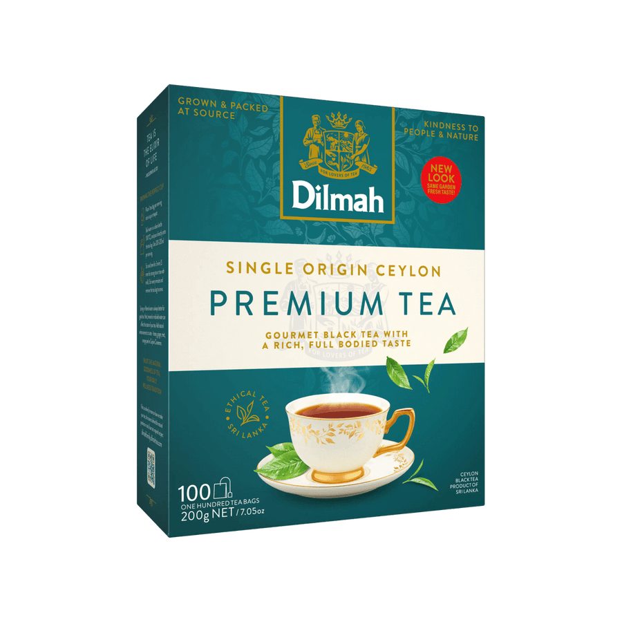 Premium Ceylon Black Tea-100 Tea Bags With Tag