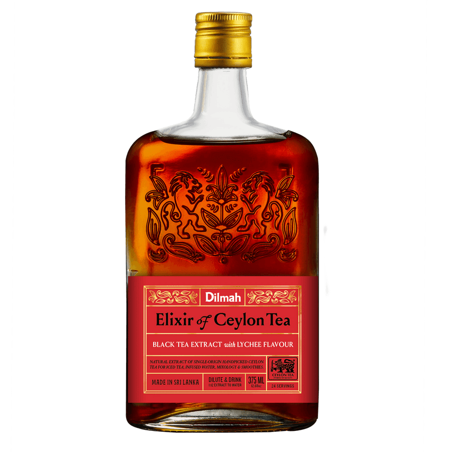 Elixir of Ceylon Black Tea with Lychee 375ml Glass Bottle