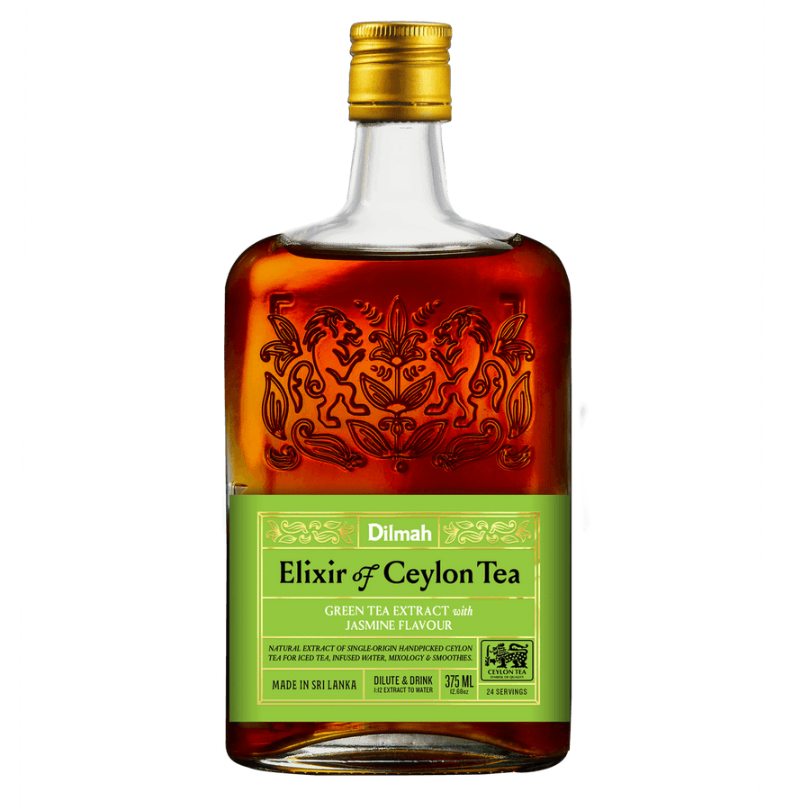 Elixir of Ceylon Green Tea with Jasmine 375ml Glass Bottle