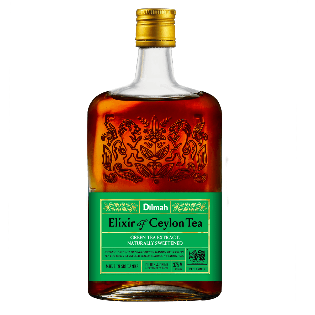 Elixir of Ceylon Green Tea 375ml Glass Bottle