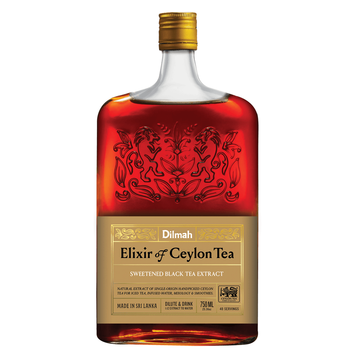 Elixir of ceylon black tea 750ml glass bottle