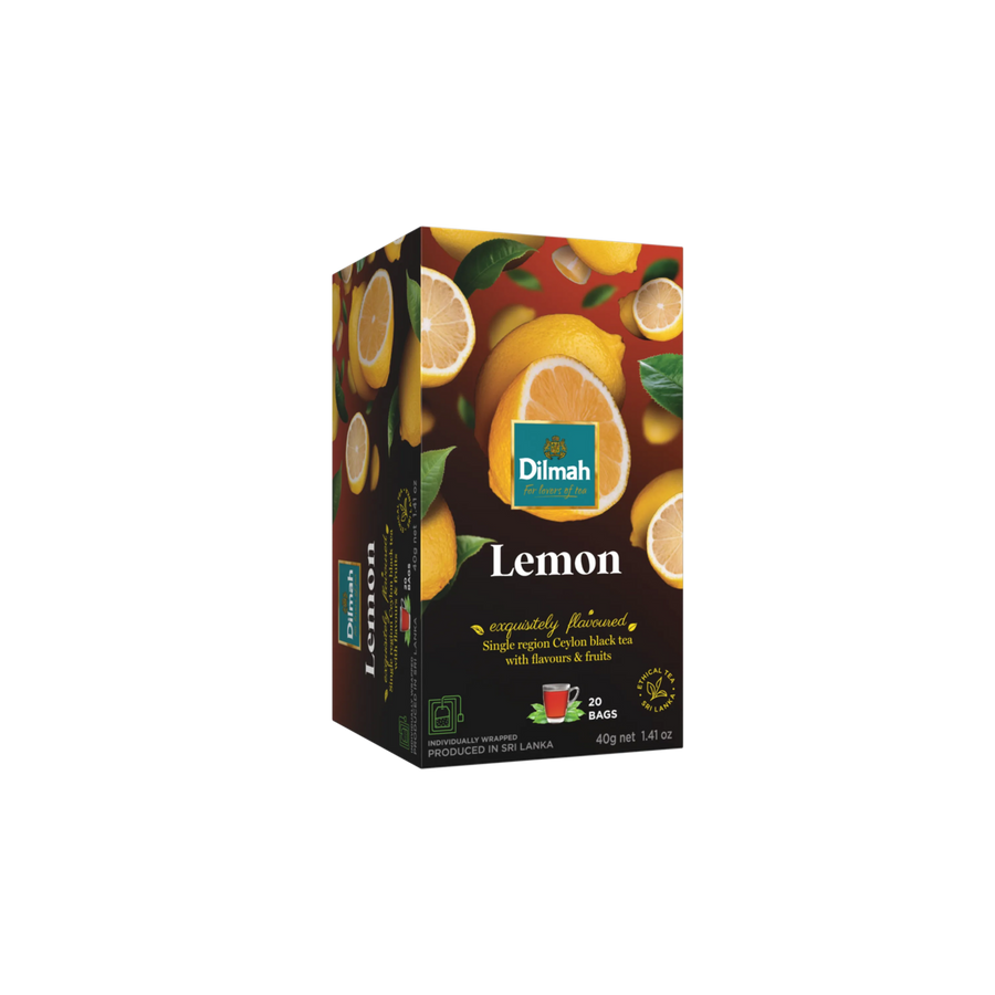 EFT Lemon Ceylon Black Tea-20 Individually Wrapped Tea Bags