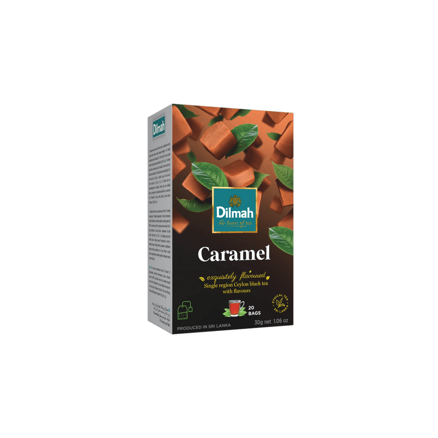 EFT Caramel Ceylon Black Tea - 20 Tea Bags with Tag