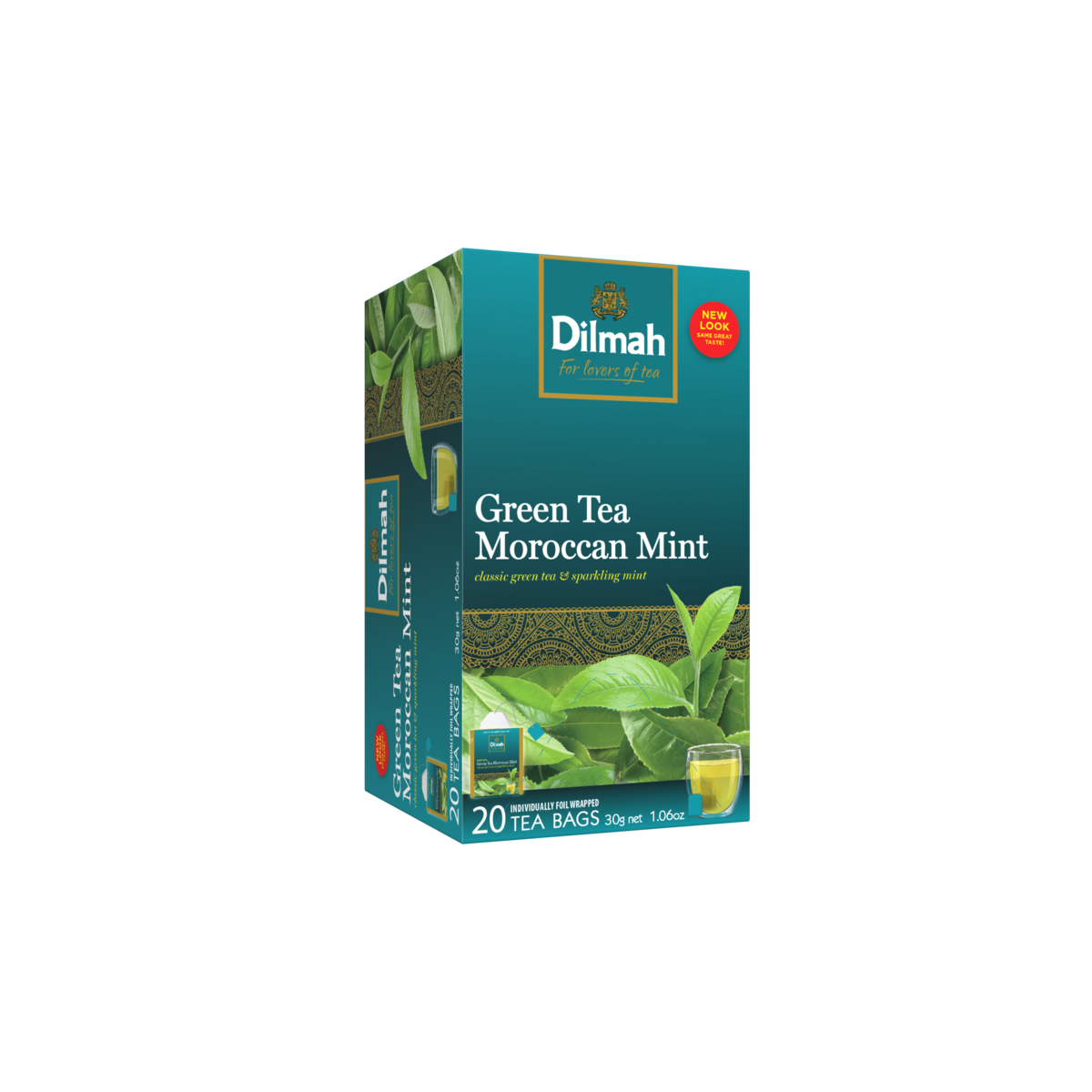 Moroccan Mint Green Tea-20 Individually Wrapped Tea Bags