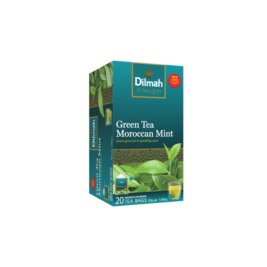 Moroccan Mint Green Tea-20 Individually Wrapped Tea Bags