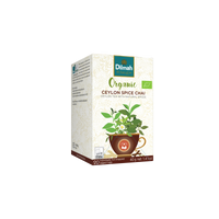 Organic Ceylon Spice Chai Black Tea-20 Individually Wrapped Tea Bags