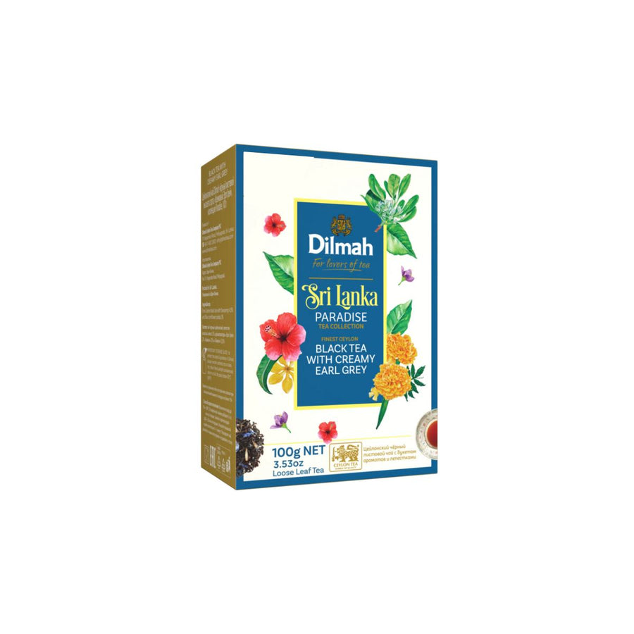 Dilmah Paradise Creamy Earl Grey Ceylon Black Tea - Loose Leaf 100g
