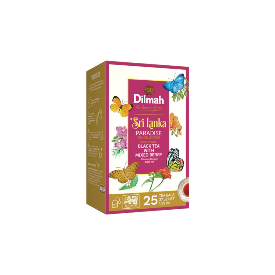Dilmah Paradise Mixed Berry Ceylon Tea - 25 Tea Bags
