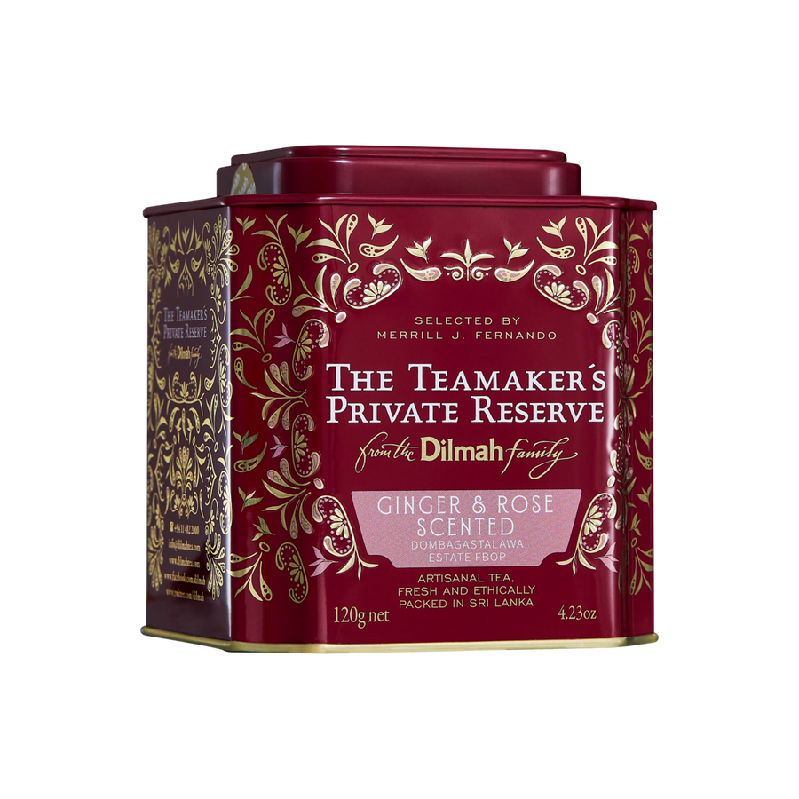 TPR Ginger & Rose Scented Dombagastalawa Estate Ceylon Loose Leaf Black Tea