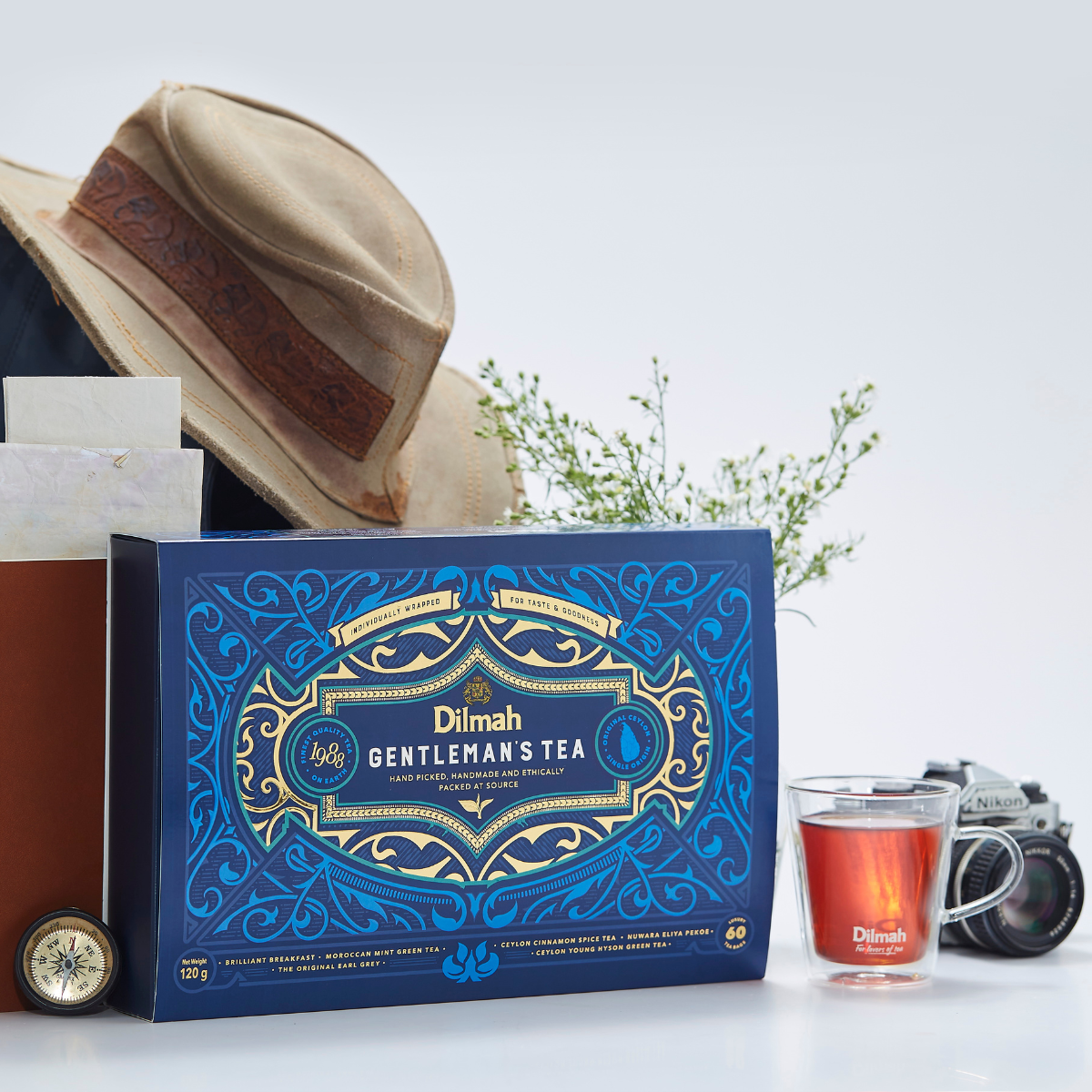 Gentlemanâ€™s Tea Variety Gift Pack-6x10 Individually Wrapped Tea Bags