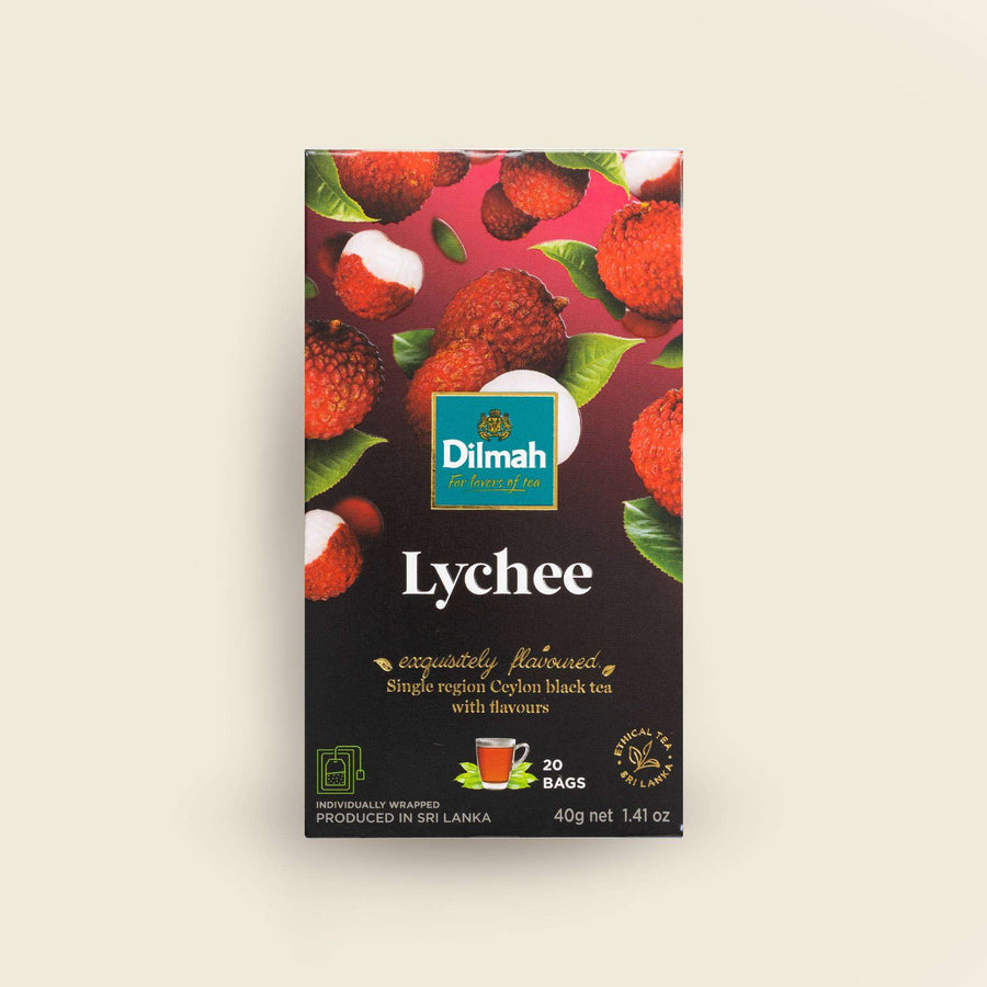 EFT Lychee Ceylon Black Tea-20 Individually Wrapped Tea Bags