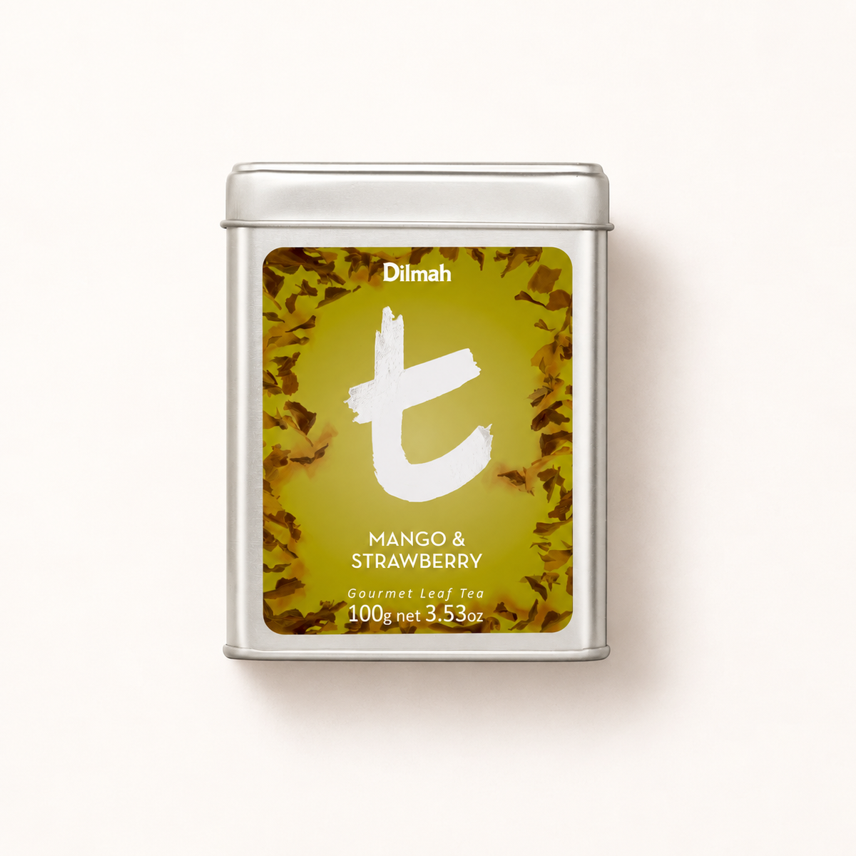 t-Series Mango & Strawberry Ceylon Black Tea Tin Caddy-100g Loose Leaf
