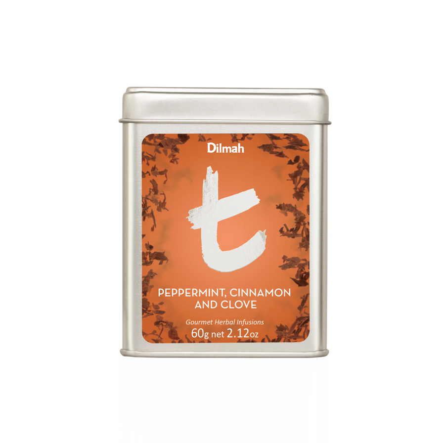 t-Series Peppermint Cinnamon and Clove Infusion Tin Caddy-60g Loose Leaf