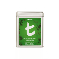 t-Series Moroccan Mint Green Tea Tin Caddy-80g Loose Leaf