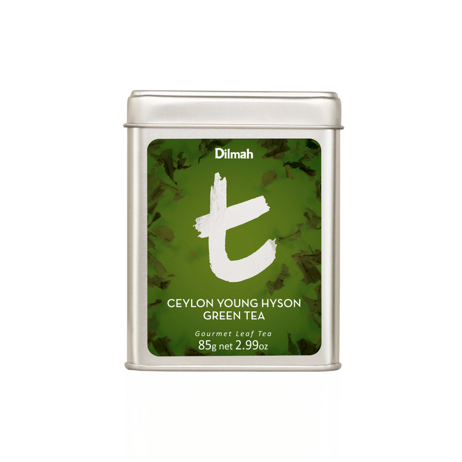 t-Series Ceylon Young Hyson Green Tea Tin Caddy-85g Loose Leaf