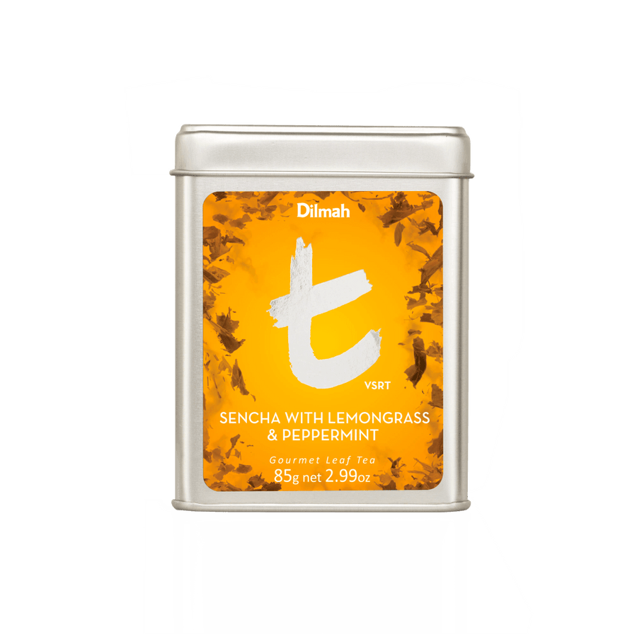 t-Series VSRT Sencha with Lemongrass & Peppermint Tin Caddy-85g Loose Leaf