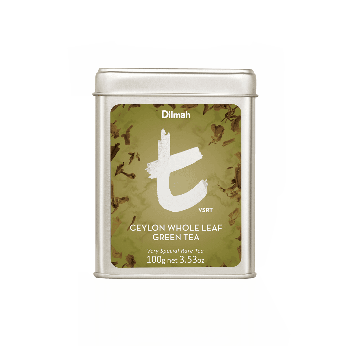 t-Series VSRT Ceylon Whole Leaf Green Tea Tin Caddy-100g Loose Leaf