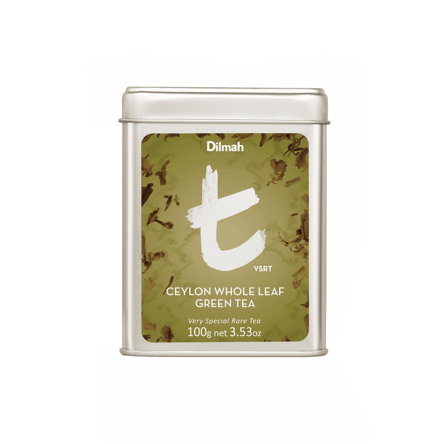 t-Series VSRT Ceylon Whole Leaf Green Tea Tin Caddy-100g Loose Leaf