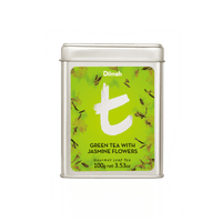 t-Series Green Tea with Jasmine Flowers Tin Caddy-100g Loose Leaf