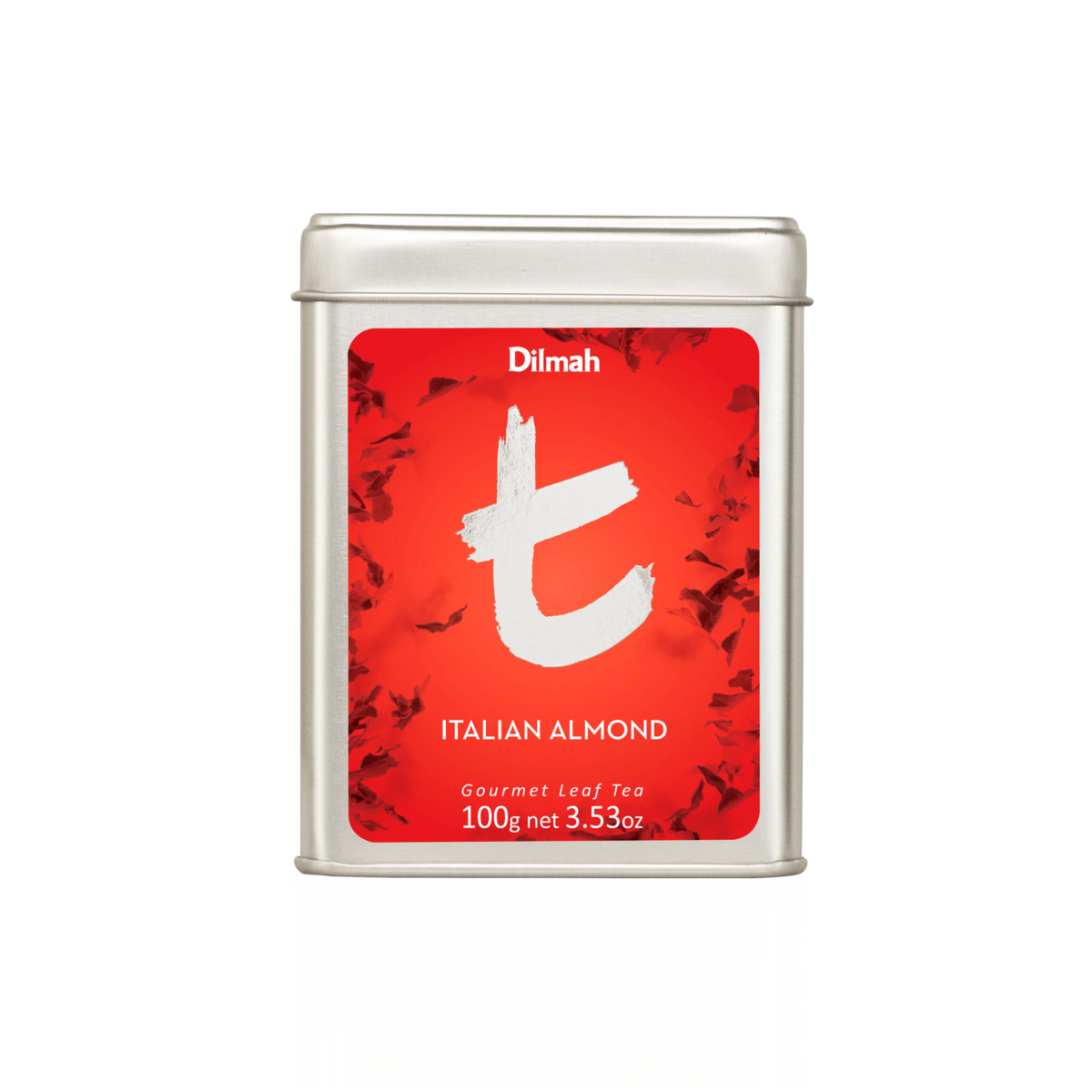 t-Series Italian Almond Tea Ceylon Black Tea Tin Caddy-100g Loose Leaf