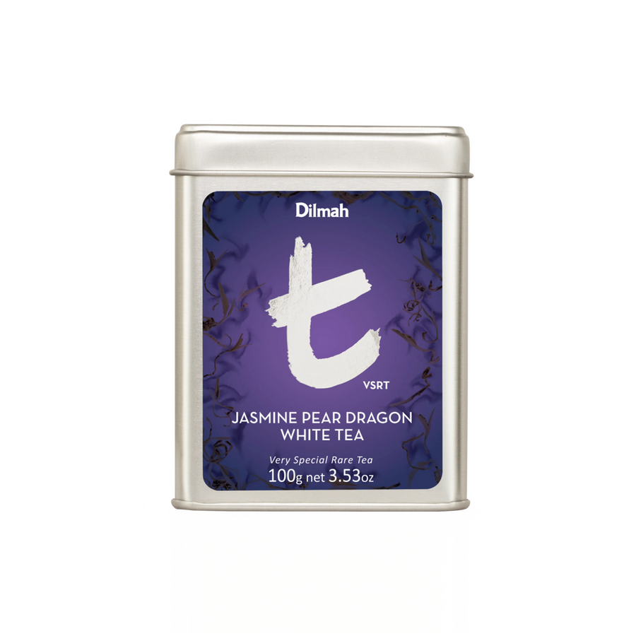 t-Series VSRT Jasmine Pear Dragon White Tea Tin Caddy-100g Loose Leaf
