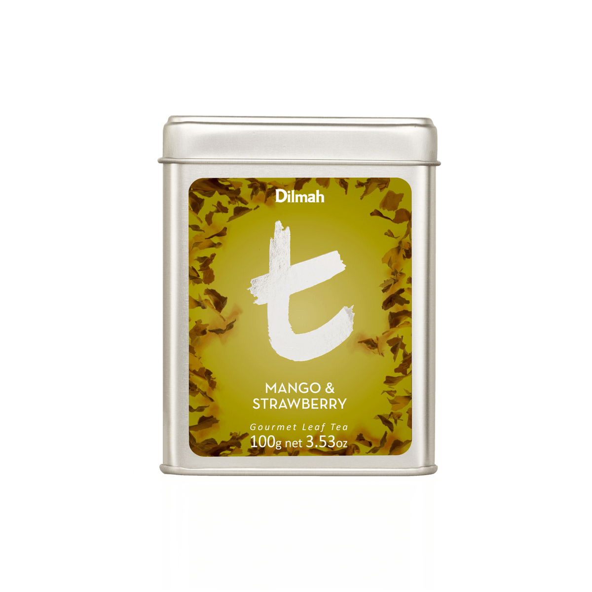 t-Series Mango & Strawberry Ceylon Black Tea Tin Caddy-100g Loose Leaf