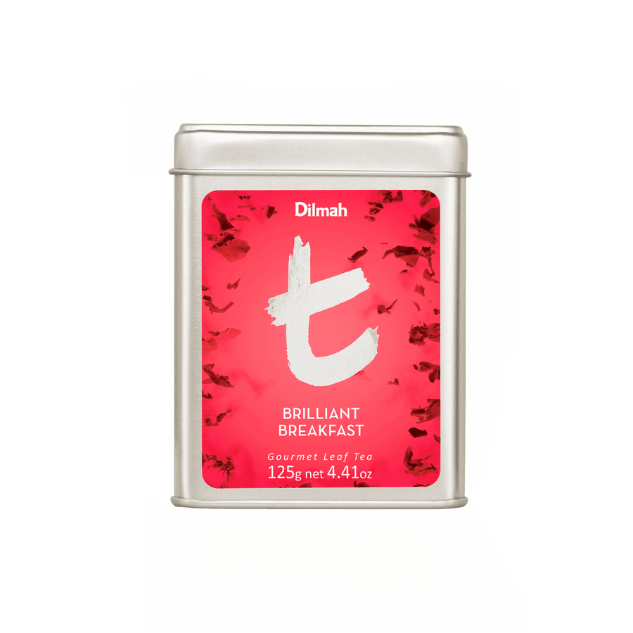 t-Series Brilliant Breakfast Ceylon Black Tea Tin Caddy-125g Loose Leaf