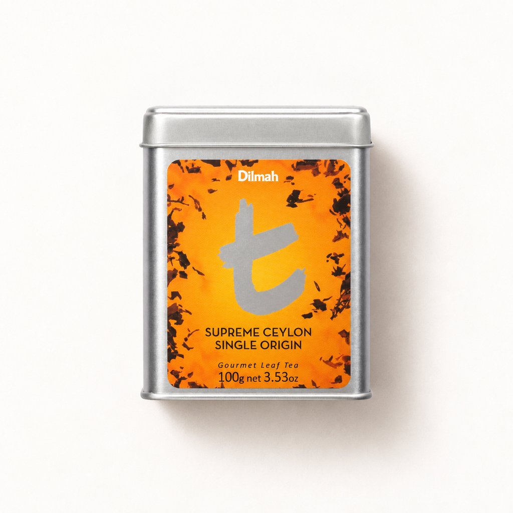 t-Series Supreme Ceylon Single Origin Black Tea Tin Caddy-100g Loose Leaf